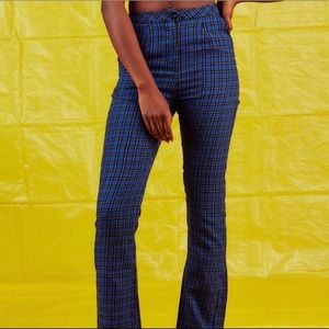 UNIF Blue Winx Plaid Pants
